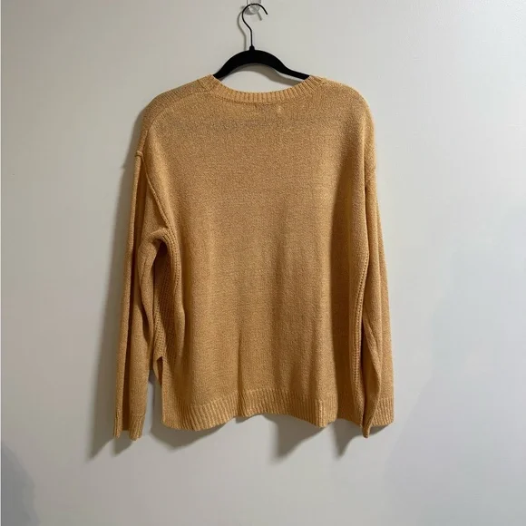 BeCool Cozy Tan Sweater with Pocket - Picture 4 of 4